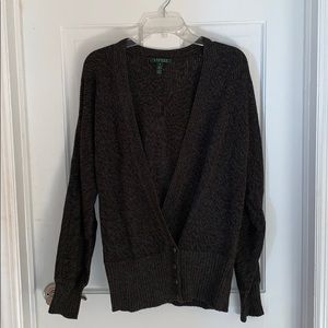 Lauren Ralph Lauren XL Women’s Cardigan - Grey